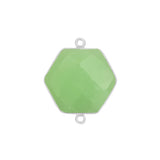 Sterling Silver-Plated Bezel Charms