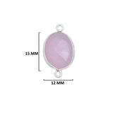 Sterling Silver-Plated Bezel Charms