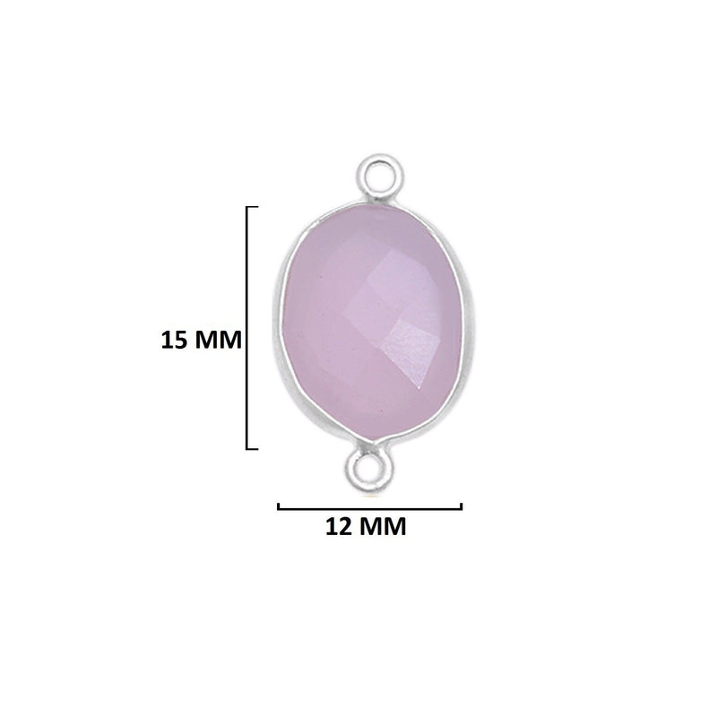 Sterling Silver-Plated Bezel Charms