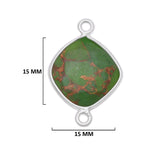 Sterling Silver-Plated Bezel Charms