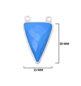 Sterling Silver-Plated Bezel Charms