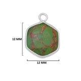 Natural Hexagon-Shaped Pendants