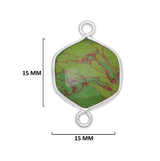 Sterling Silver-Plated Bezel Charms