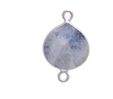 Rainbow Moonstone Heart Pendant - Boho Chic Gemstone Necklace with 925 Sterling Silver Elegance