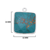 Natural Square-Shaped Pendants
