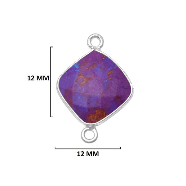 Purple Turquoise Gemstone Charms