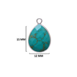 Sterling Silver-Plated Bezel Charms