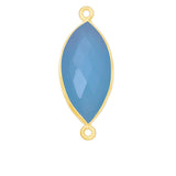 Blue Chalcedony Gemstone Charms
