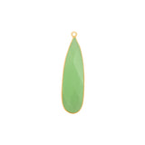 Chalcedony Green Gemstone Charms