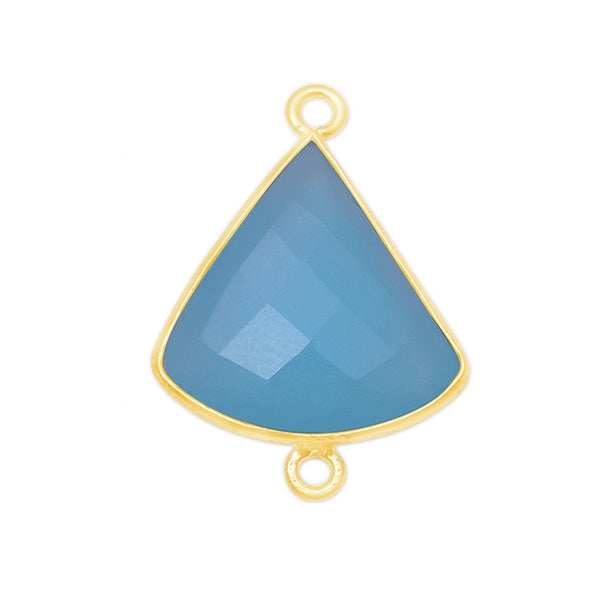 Blue Chalcedony Gemstone Charms
