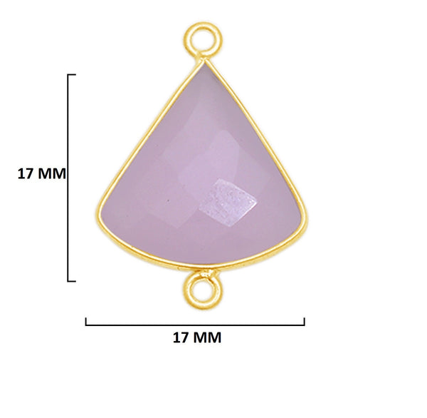 Pink Chalcedony Gemstone Charms
