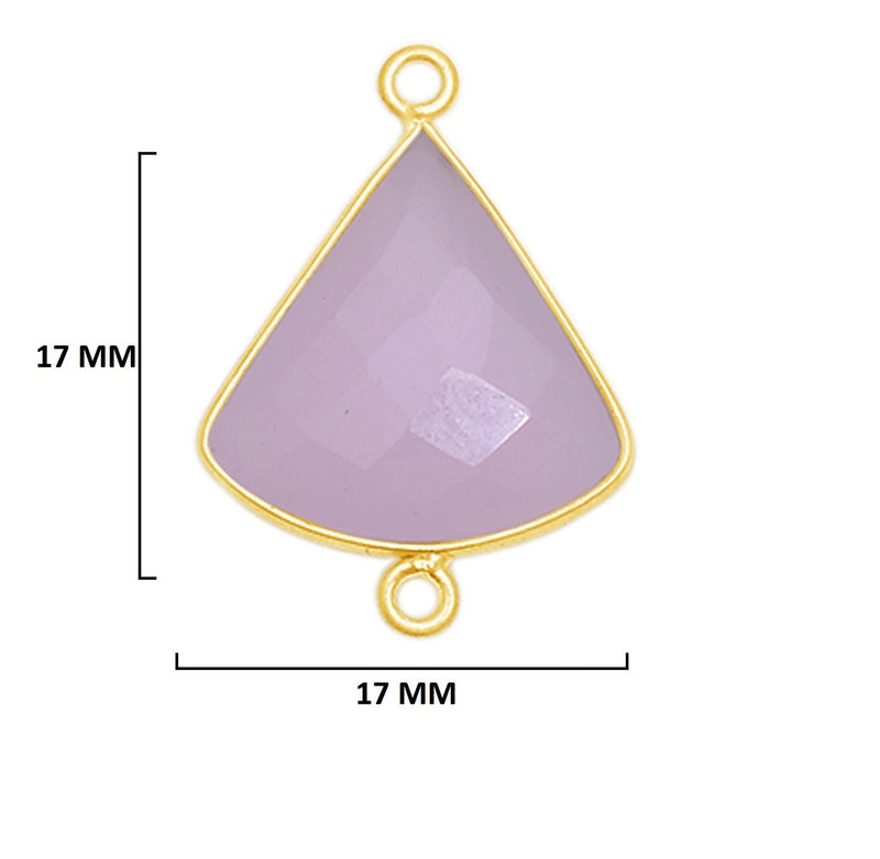 Pink Chalcedony Gemstone Charms