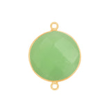 Chalcedony Green Gemstone Charms