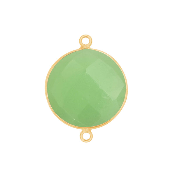 Chalcedony Green Gemstone Charms