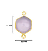 Pink Chalcedony Gemstone Charms