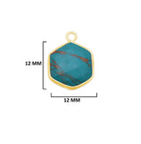 Natural Hexagon-Shaped Pendants