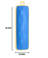 Natural Rectangle/Bar-Shaped Pendants