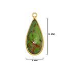 Natural Rounded Teardrop-Shaped Pendants