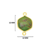Green Turquoise Gemstone Charms