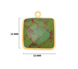 Natural Square-Shaped Pendants