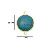 Blue Turquoise Gemstone Charms