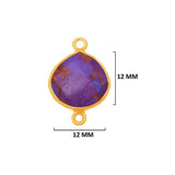Purple Turquoise Gemstone Charms
