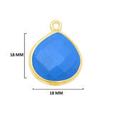 12mm, 15mm, 18mm, 25mm, 30mm Gemstone Charms