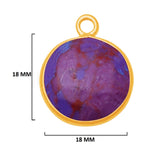 11mm, 15mm, 18mm Gemstone Charms
