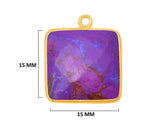 Natural Square-Shaped Pendants