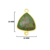 Green Turquoise Gemstone Charms