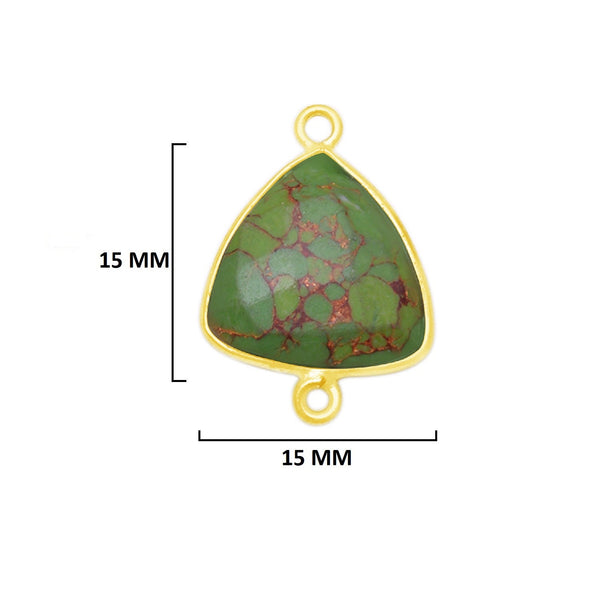 Green Turquoise Gemstone Charms