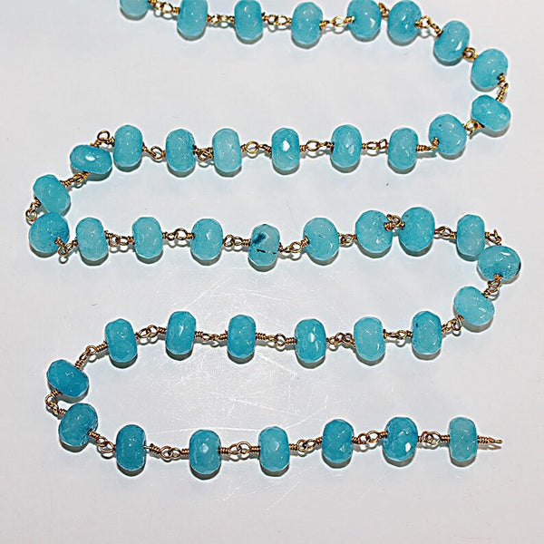 dark peruvian jade semi-precious gemstone beads black oxidized antique rosary chain for a necklace, earrings, anklet, and bracelet making.