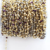 Multi Color Pyrite quartz birthstone month July - August, zodiac sign leo.