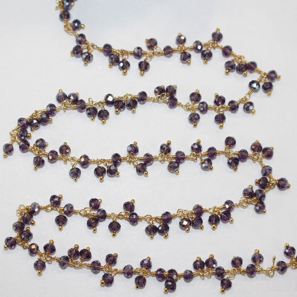 Amethyst Mystic Rosary Chain Jewelry