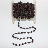 wooden beads birthstone month July, zodiac sign Virgo.