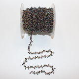 peacock pyrite quartz birthstone month July - August, zodiac sign Leo.