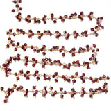 rhodolite garnet quartz birthstone month January, zodiac sign Capricorn.