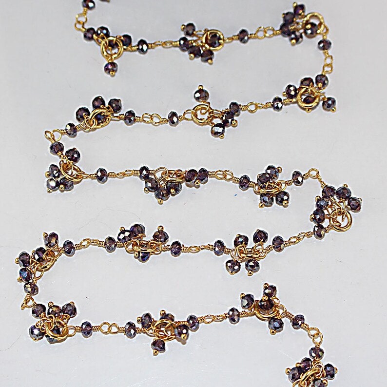 Amethyst Rosary Chain Jewelry