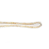 Ethiopian Opal White natural semi precious gemstone bead strands, round shaped bead strand, smooth bead size 3-4mm handmade gemstone bead strand 25.5 Carat, women jewelry making necklaces, earrings, and bracelets bead strands.
