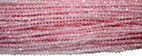 High-Quality Faceted Rose Quartz Beads