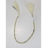Yellow Diamond natural handmade gemstone bead strand 2.5 Carat.
