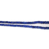 Ethiopian Opal Blue natural semi precious gemstone bead strands, rondelle shaped bead strand, faceted bead size 3.5mm handmade gemstone bead strand 49 Carat, women jewelry making necklaces, earrings, and bracelets bead strands.