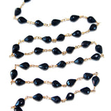 black spinel birthstone month August, zodiac sign Aquarius.