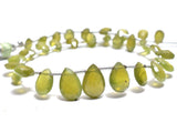 Vessonite natural gemstone bead strands, pear-shaped 4-inch long bead strand, faceted bead size 4.5mm, 6mm, 5.5mm,7mm, handmade gemstone bead strand 11 Carat, women jewelry making necklaces, earrings, and bracelets bead strands.