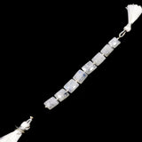 Rainbow Moonstone chicklet birthstone month june zodiac sign cancer.