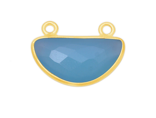 Blue Chalcedony Gemstone Charms