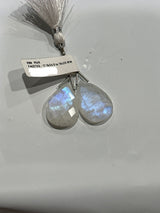 Rainbow Moonstone natural handmade gemstone bead strand 17, 19, 29, 32, 34, 36, 38, 40, 41 Carat.