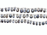 Pear Gray Moonstone Natural Beads - DIY Beading Supplies