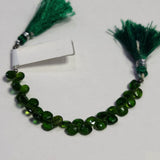 Chrome Diopside faceted bead size 5-5.5mm, 8mm, 7-9.5mm