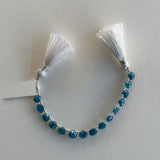 Blue apatite birthstone month december, zordiac sign gemini.